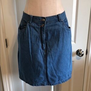 Vintage Together Classic Blue Denim Mini Skirt